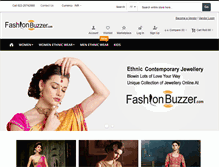 Tablet Screenshot of fashionbuzzer.com